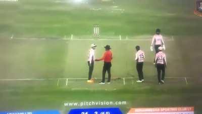 When you get out for a duck and don't get to bowl in gully cricket