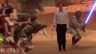 Tobey in the Battle of Geonosis
