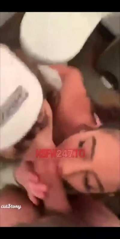 Lena The Plug and Riley Reid Double Blowjob