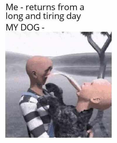 He's the only one who cares for me