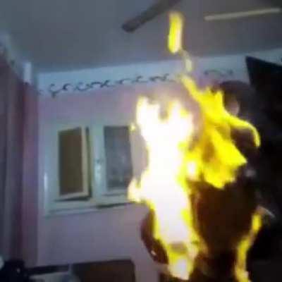 The scream of shock of the unforeseeable outcome