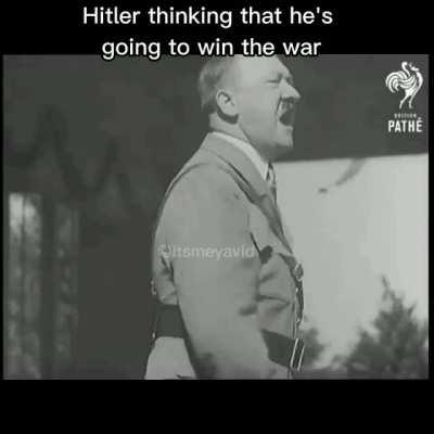 The allies beat him, he didn't even had a chance lmao.