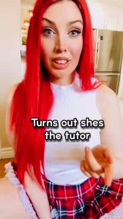 Dont ever forget who’s tutoring who ~