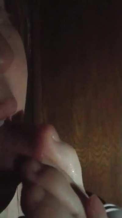 Toa licking and sucking!