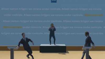 persconferenties 8 maart gelekte beelden