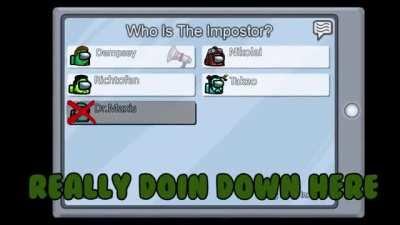 Zombies but it's an Among Us meme