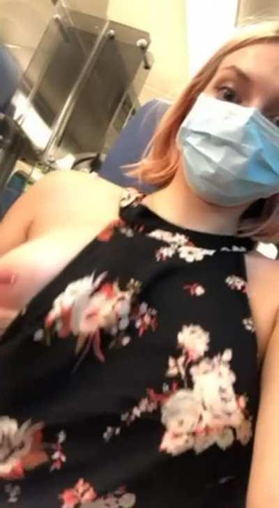 Flashing on the way to work 😉