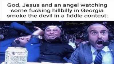 The devil went down to Georgia, he was lookin' for a soul to steal