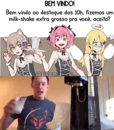 Astofo lhe oferece leite, aceitas? [Sim] [Sim]