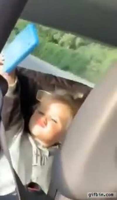 Trying to take a selfie