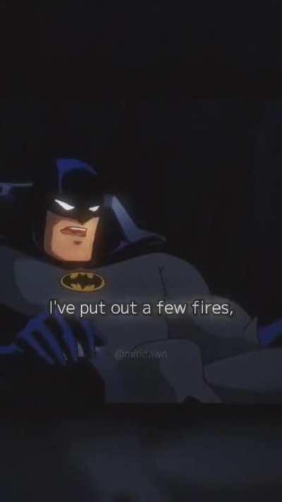 Being Batman isn't...easy