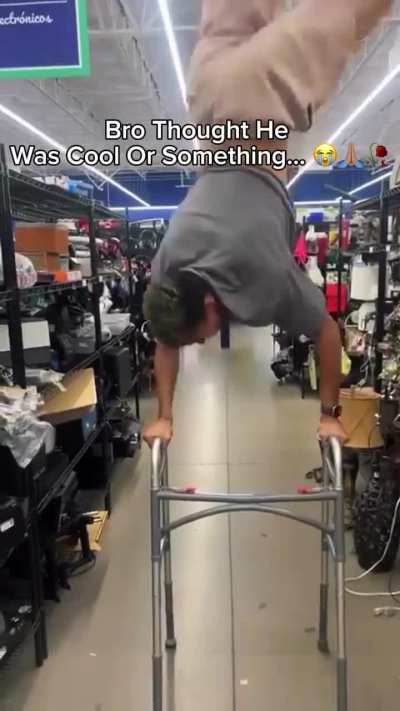 He didnt choose the walker the walker chose him