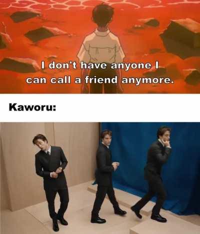 Shinji summoned a friend