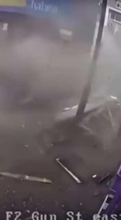 Started walking away like nothing happened