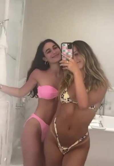 Bikini Maddie with a friend