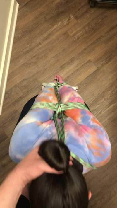 This slut lives to gag on cock (sound on)