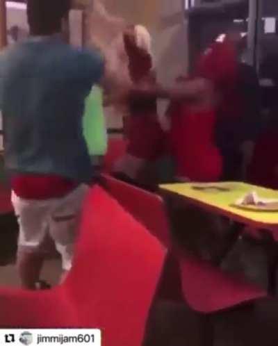 They beat him out of his shorts.