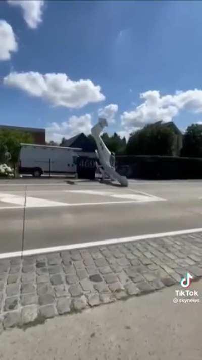 Plane falls from the sky in Belgium