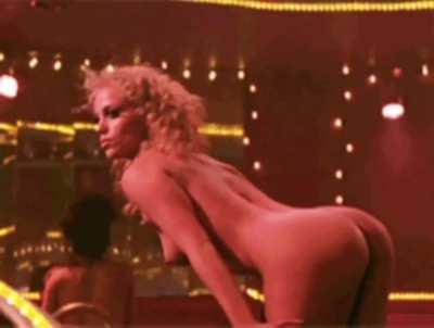 Elizabeth Berkeley /  SHOWGIRLS  / You guys might prefer girls with FAKE butts like Kim, but if EB bent over in front me like this - I'm going straight up main street.