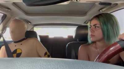 Dad Pranks Daughter During First Driving Lesson