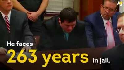Former Oklahoma City Police officer who was accused of sexually abusing multiple African-American women (13 in total) breaks down in tears while getting sentenced to 263 years in prison.
