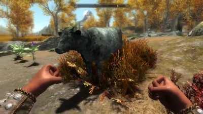 Ever hit a cow so hard it turns to stone