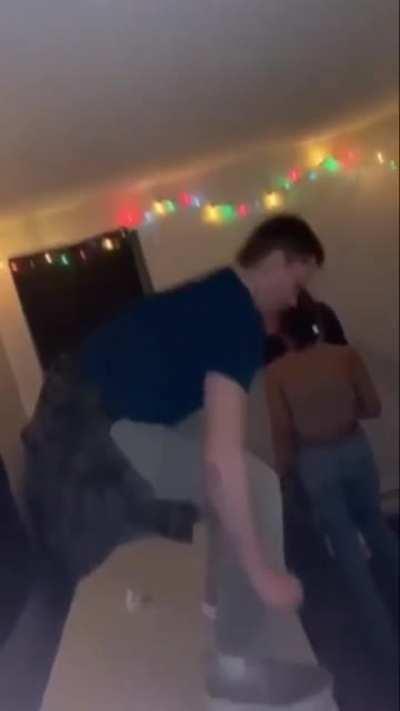 HMB while I attempt to do a backflip at the party