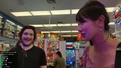 Fan ask Twitch Streamer to kiss him