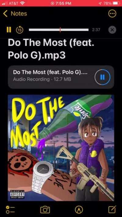 My Do the most remake with polo and juice’s 2nd verse (and bass)
