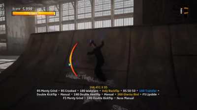 My highest combo to date (51 Million) THPS 1+2 - Warehouse