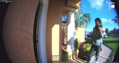 To get the food delivered without giving a tip