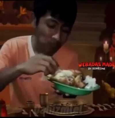 Pollito con papa☺️☺️