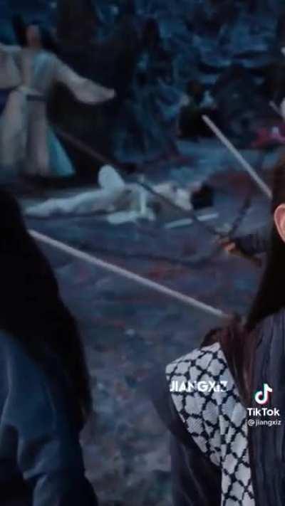 When there is an invasion and the good seedlings are taken away while only trash remain to defend the sect.