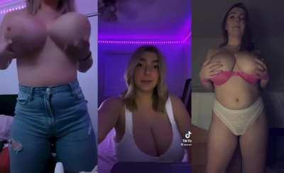 Huge TikTok tits
