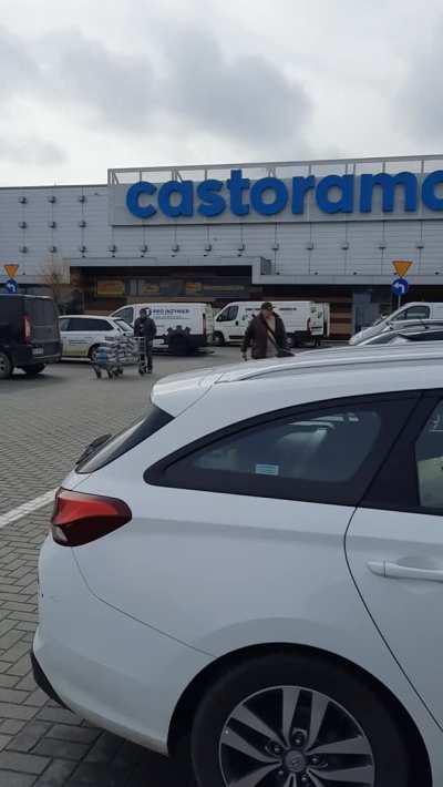 Please feel free to park further away - it's just my huge juicy butt. Heh