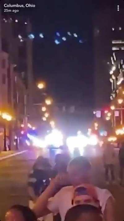 Looks like Mickey is leading the chants