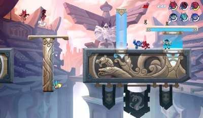 Brawlball: when your team won't go for a pass, use the backdoor.