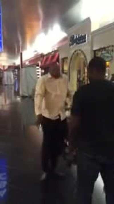 Some dude knocks himself out while trying to dance