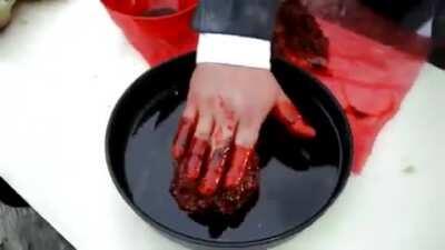 hot GOTH girl gets FUCKED then SUCKS dick