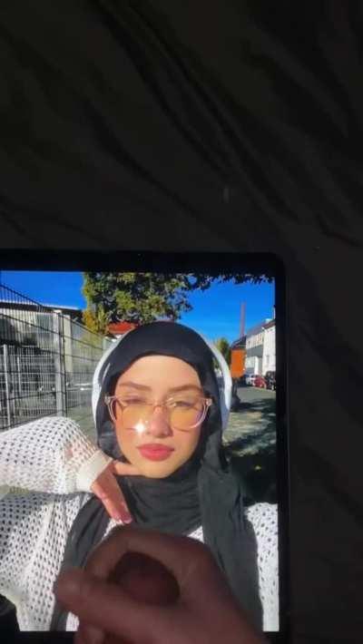 Muslim Hijab CumTribute Cum Tribute (Sound On)