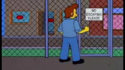 Los simpsons también predijeron la fuga del penal.🧐