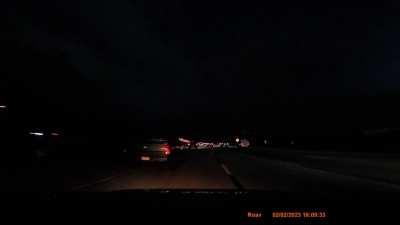 Another idiot with no lights. Could’ve been ugly.