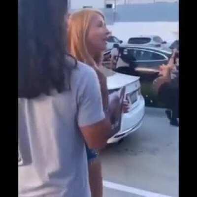 Eating a non veg burger in front of animal lives protest