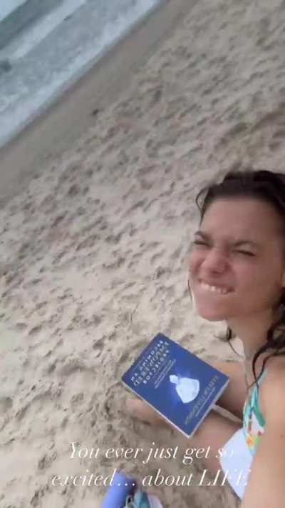 Happy Michelle in her Insta story