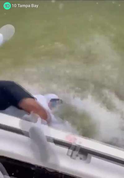 Man dragged into water by shark