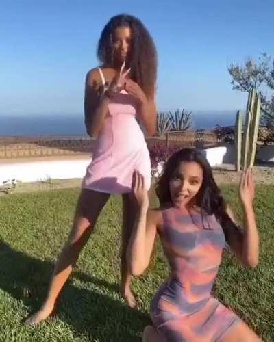 Her cousin is FINE!lol