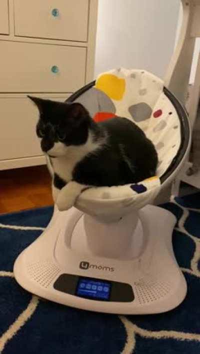 Testing out the baby jumper. I think it works great!