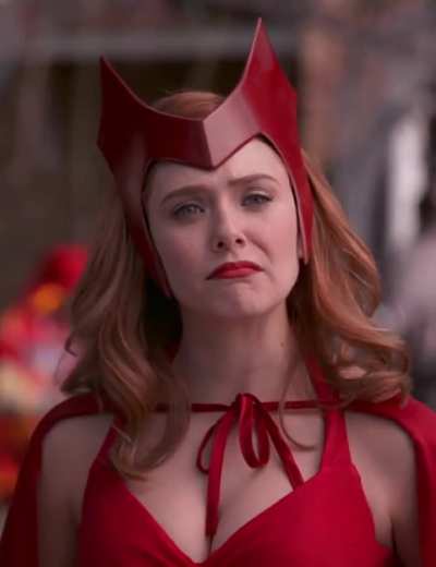 Elizabeth as Wanda/Scarlet Witch in WandaVision Ep6 "All-New Halloween Spooktacular!" (2021)