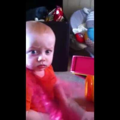 party horn baby video idea