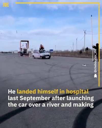 Chad demonstrating the unstoppable force of the indomitable human spirit